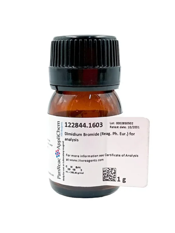 Dimidio Bromuro (Reag. Ph. Eur.) para análisis. CAS 518-67-2 . Envase de 1 gr. CODIGO DE COMPRA: PANR122844.1603