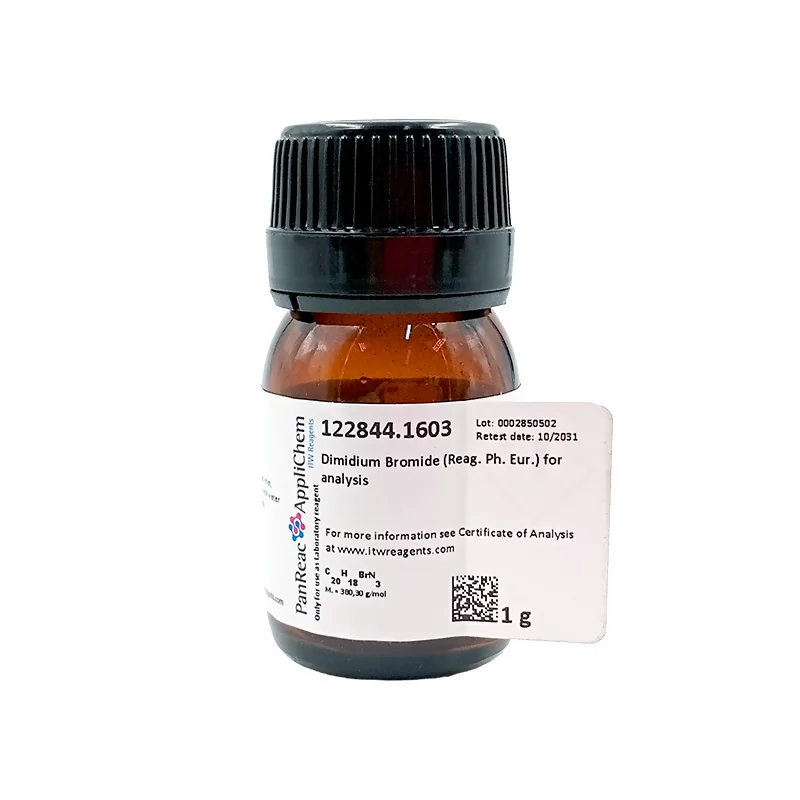 Dimidio Bromuro (Reag. Ph. Eur.) para análisis. CAS 518-67-2 . Envase de 1 gr. CODIGO DE COMPRA: PANR122844.1603