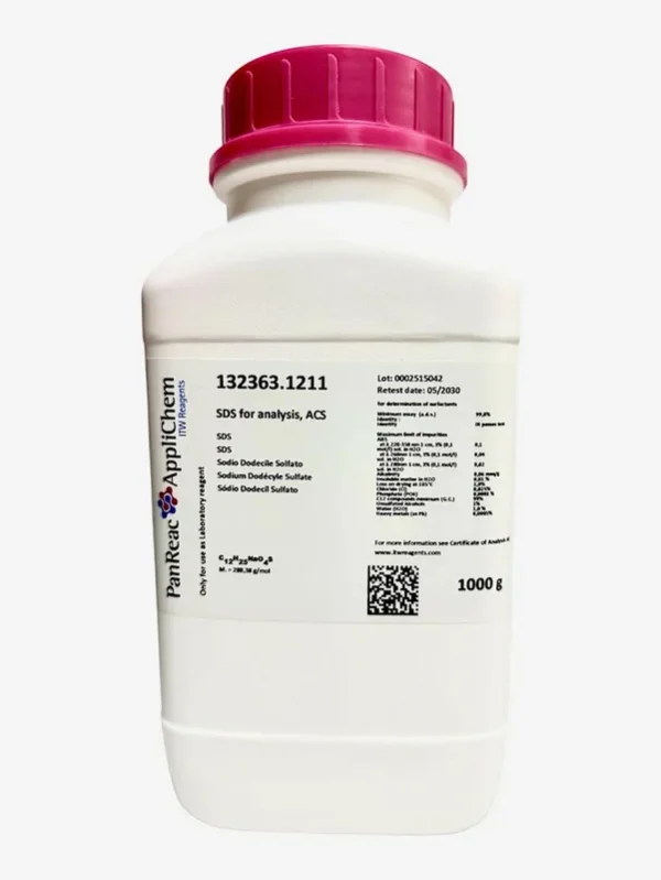 SDS para análisis, ACS.  CAS [151-21-3]. Envase de plástico de 1 Kg. CODIGO DE COMPRA: PANR132363.1211