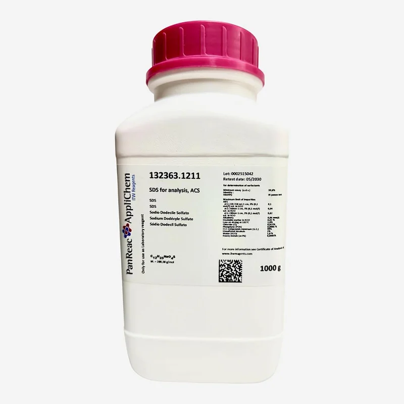 SDS para análisis, ACS. CAS 151-21-3 . Envase de plástico de 1 Kg. CODIGO DE COMPRA: PANR132363.1211