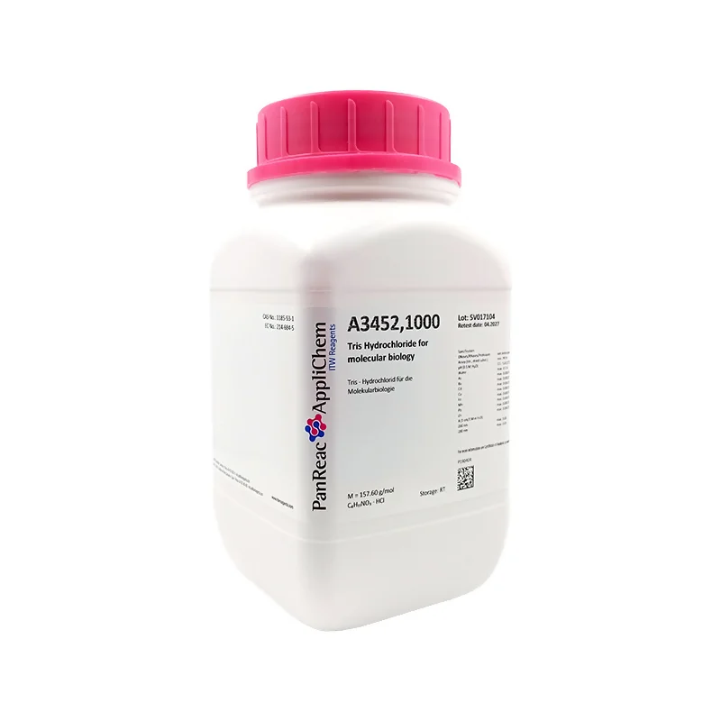 Tris Clorhidrato para biología molecular. CAS 1185-53-1. Envase de 1 Kg. CODIGO DE COMPRA: APPLA3452.1000
