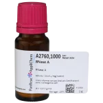 RNasa A. Frasco de vidrio ámbar de 1 gr. CAS 9001-99-4 . CODIGO DE COMPRA: APPLA2760.1000
